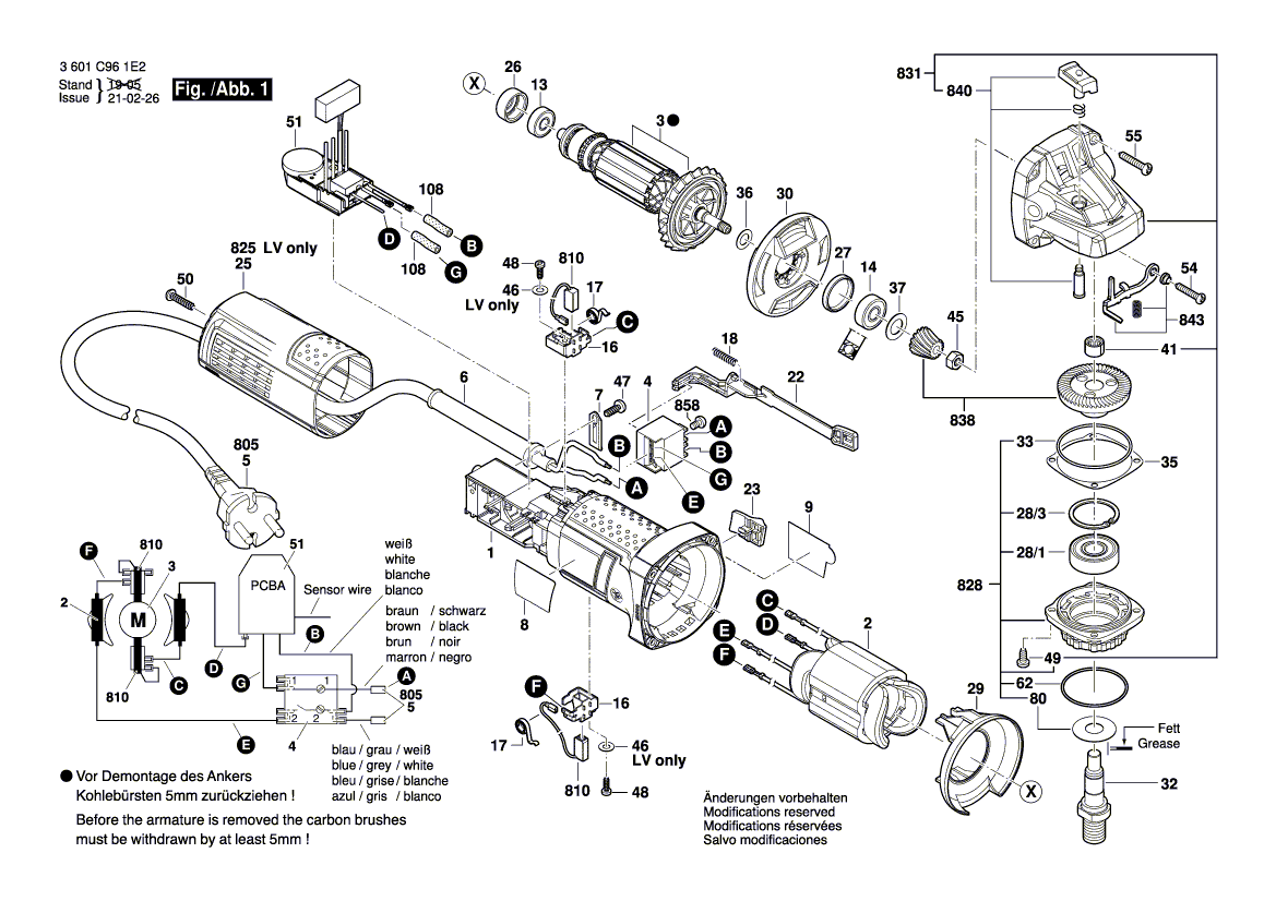 NEU EURNISCHE BOSCH 1619P32494 -Typenschild