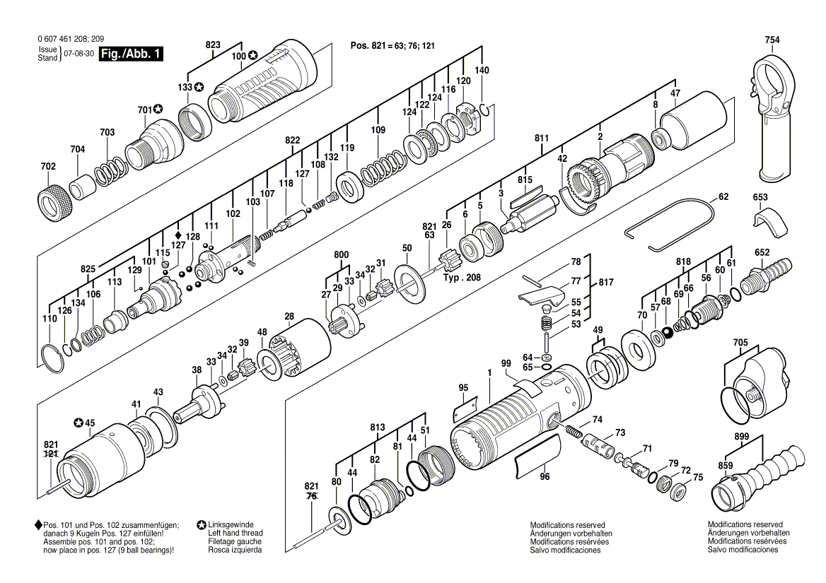 Neue echte Bosch 3603201047 Nadelrolle