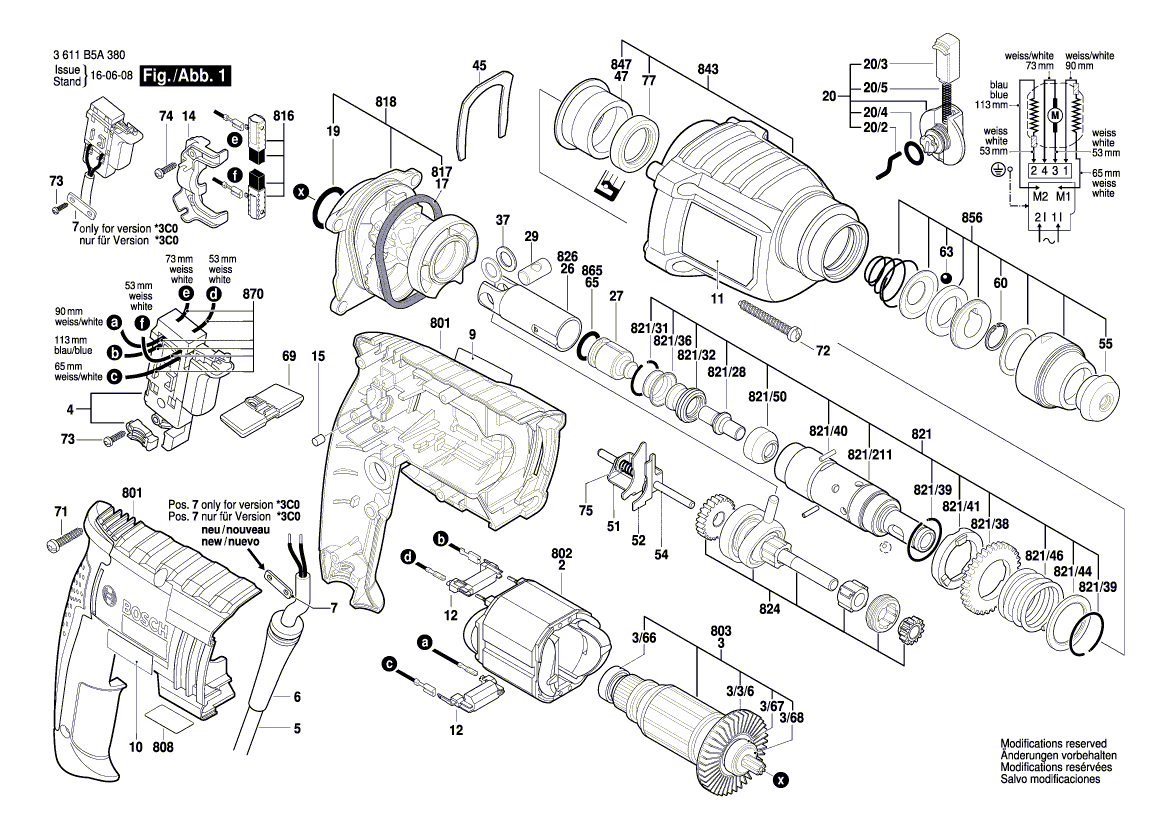 Neues echtes Bosch 1619p08117 Feld