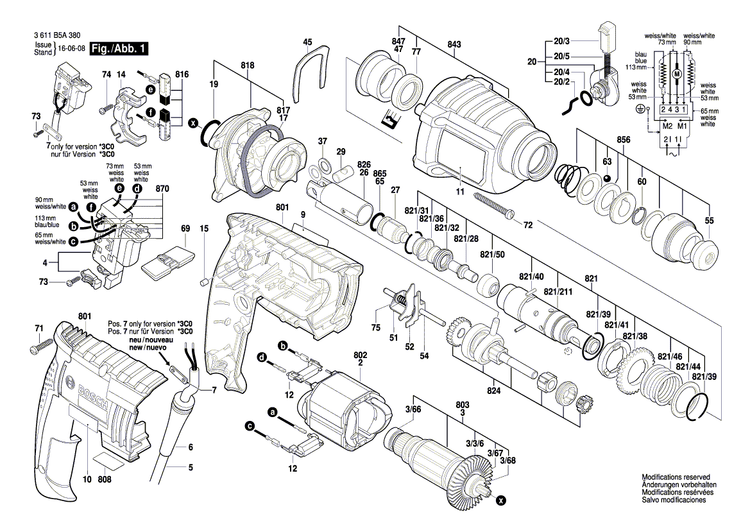 New Genuine Bosch 1619P08313 Field