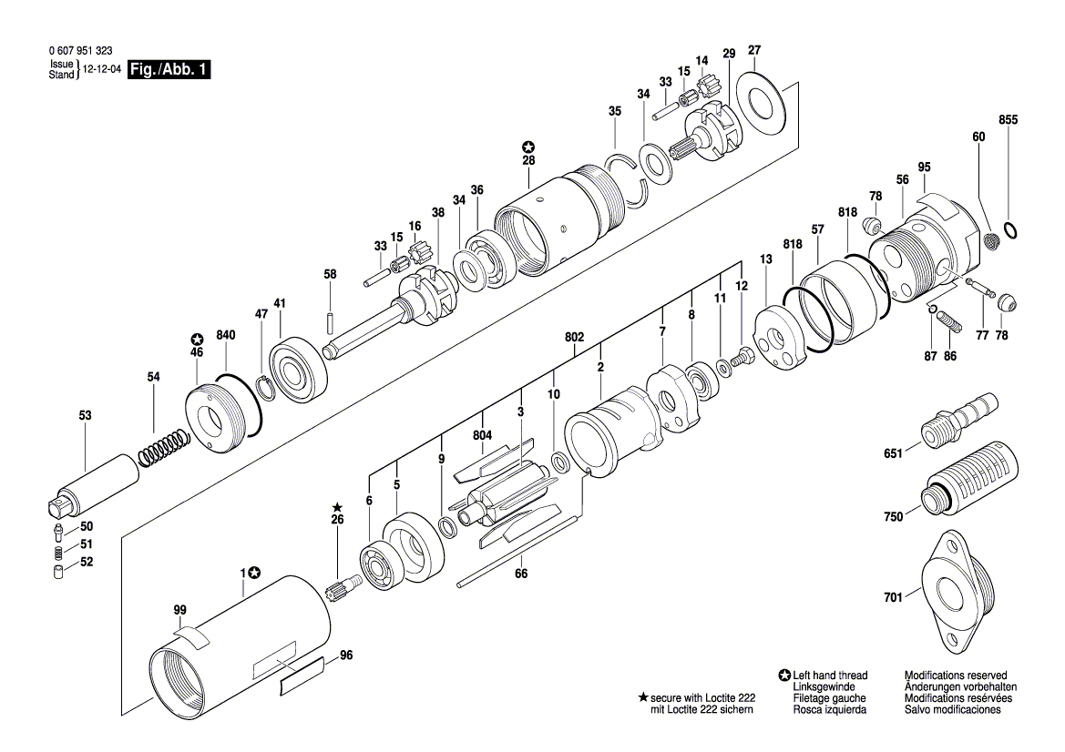 Neue echte Bosch 3604610030 Kompressionsfeder