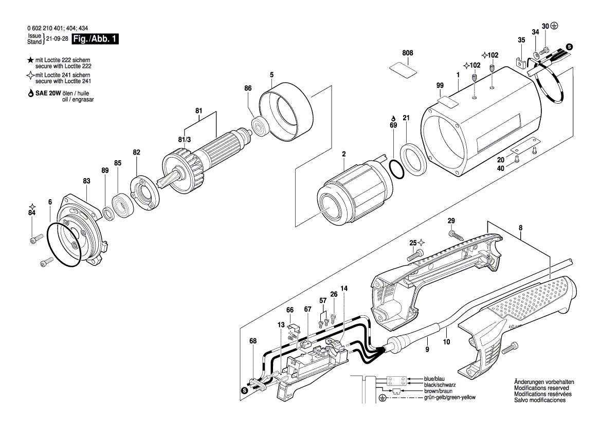 Nouveau authentique Bosch 1605806210 Roulement de broche