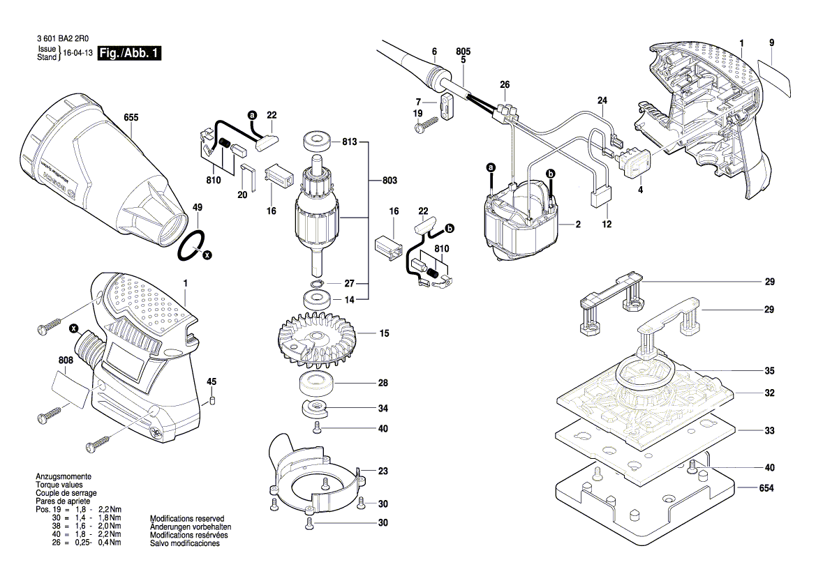 Новый подлинный Bosch 2610320548 Держатель кистей