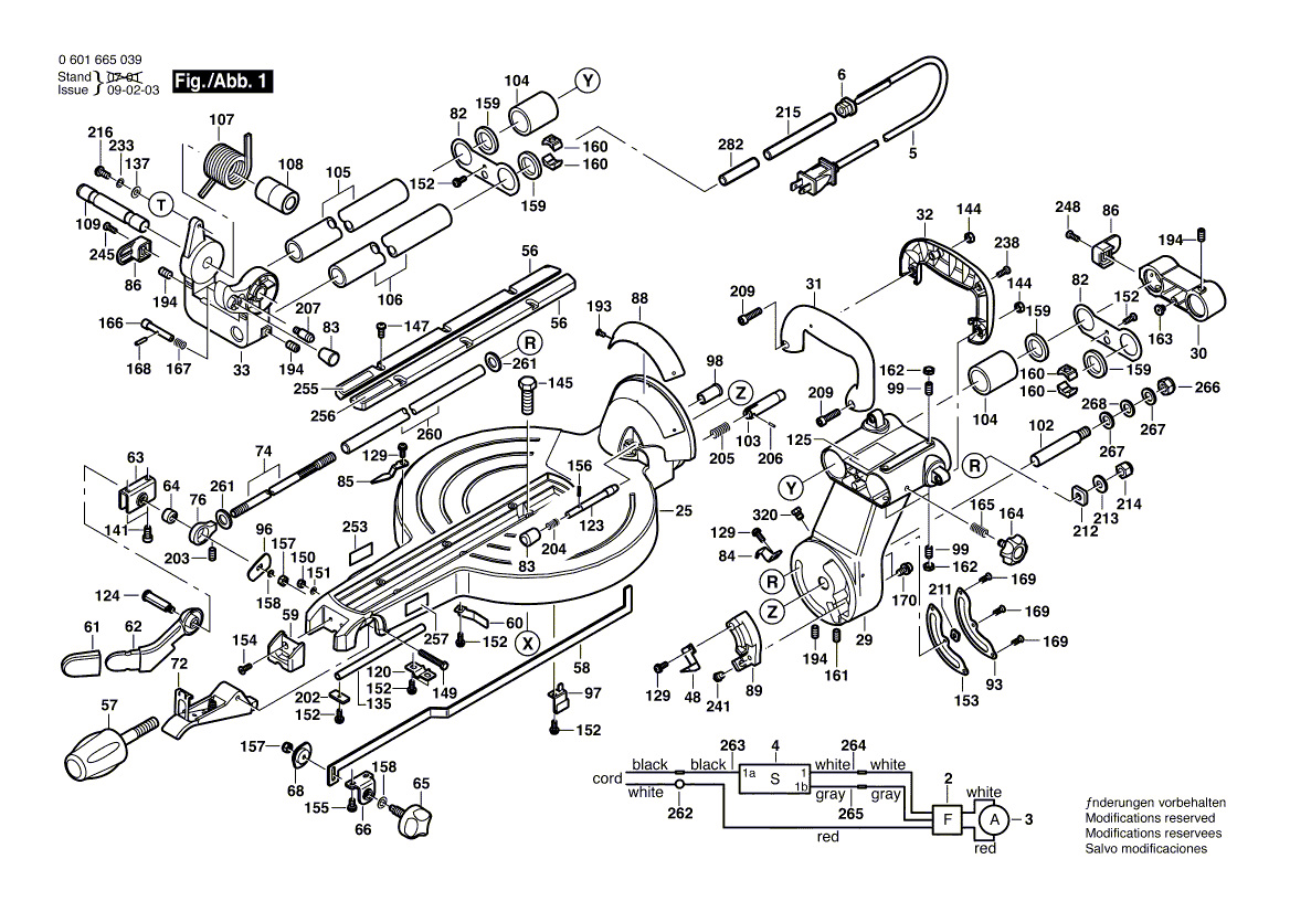 Ny ekte Bosch 2610919064 Beholder Spring