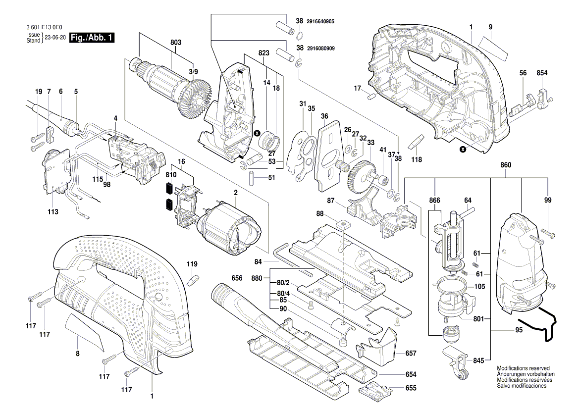 Новая подлинная ручка Bosch 2602026909