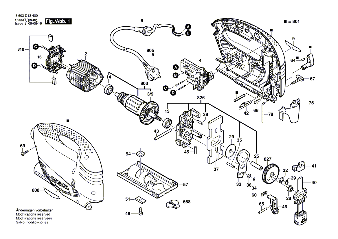 Neue echte Bosch 2609002373 Hersteller -Typenschild