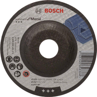 Новый подлинный Bosch 2608603181 Стандарт для металлического шлифовального диска для небольшого угла