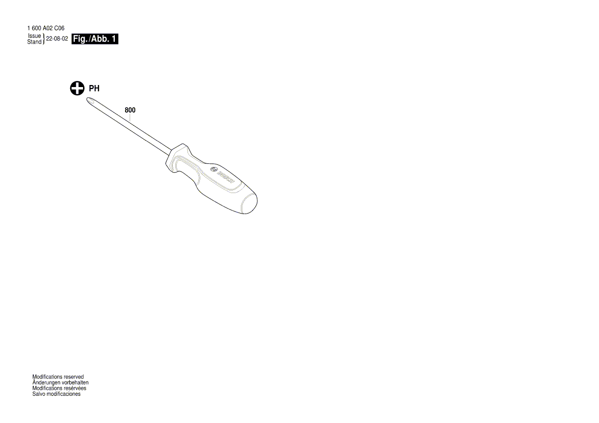 Neuer echter Bosch 1600A02F4W Schraubendreher