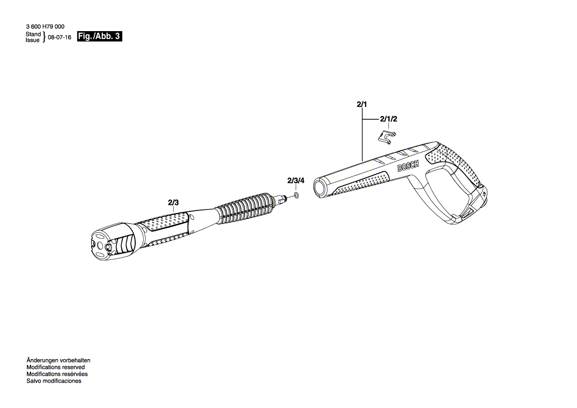 New Genuine Bosch F016F03933 Packing