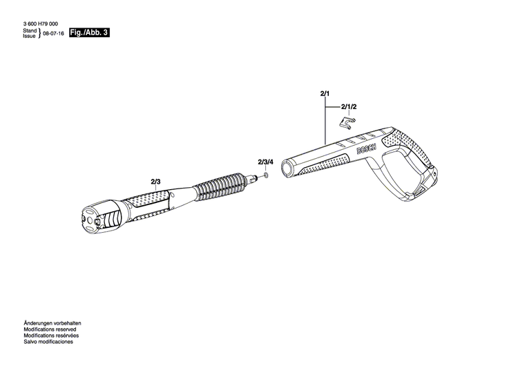 New Genuine Bosch F016F03933 Packing