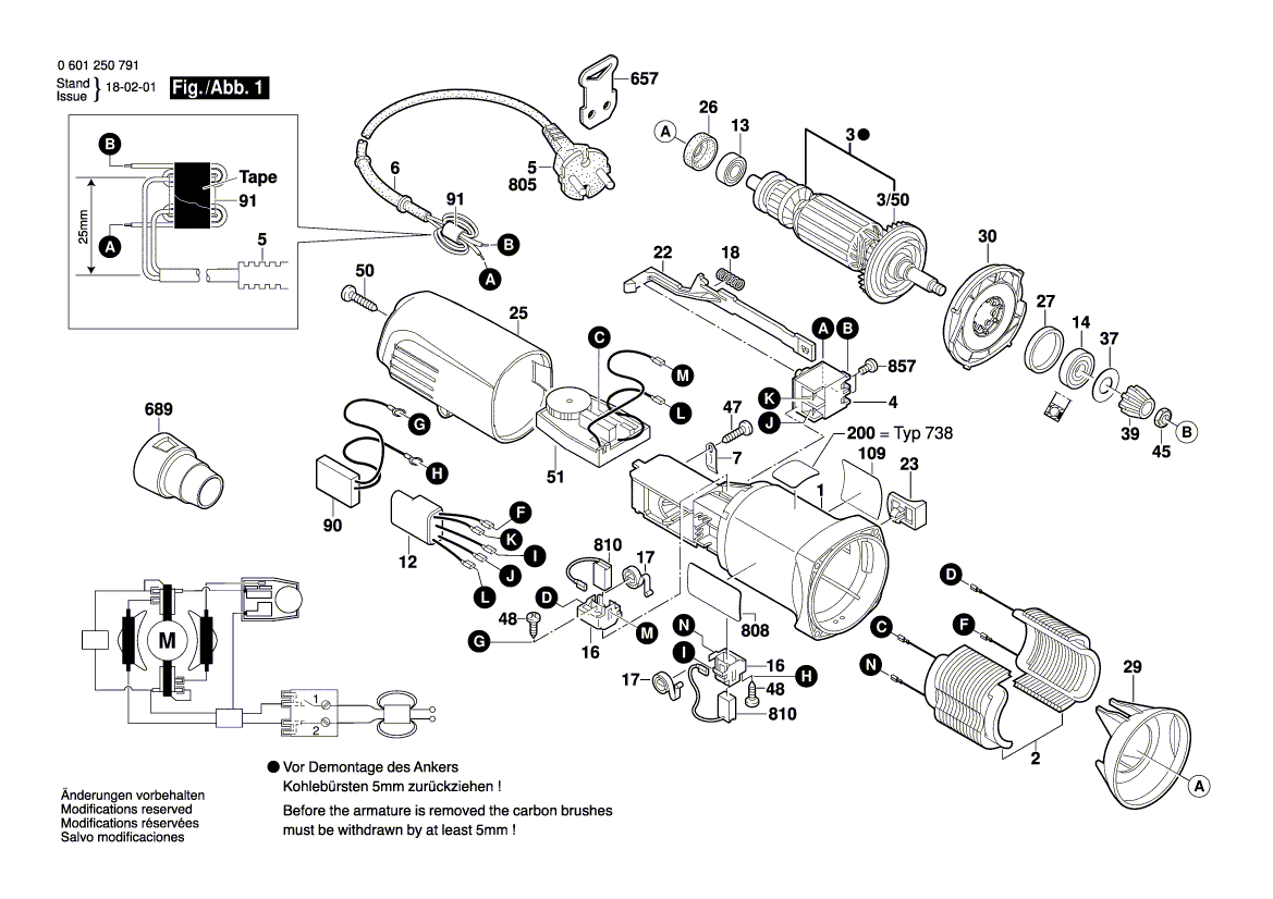 New Genuine Bosch 2608601106 Backing Pad