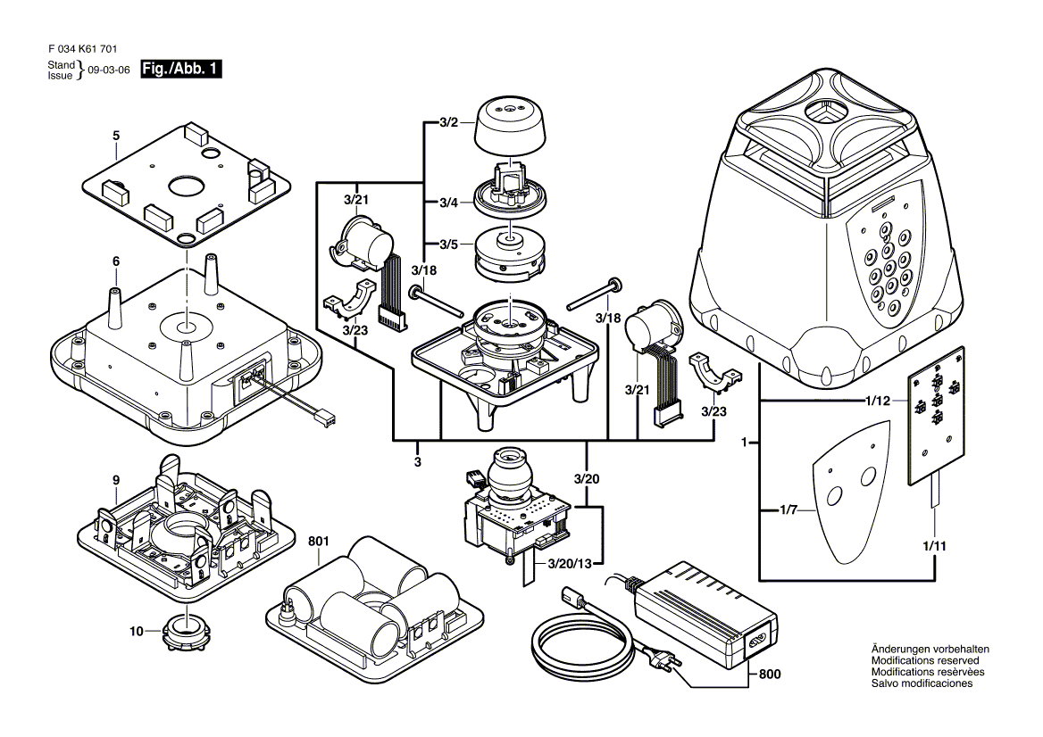 Neue echte Bosch 2610a07092 Wohnungsbau