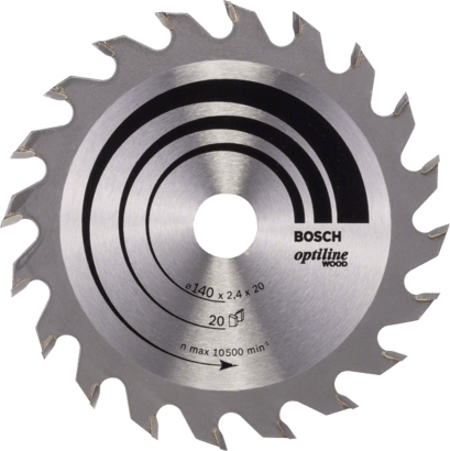 Nouveau véritable Bosch 2608640586 Optiline Wood Circular Saw Blade pour les mains