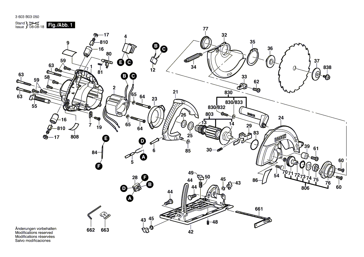 Новый подлинный Bosch 1619p01103