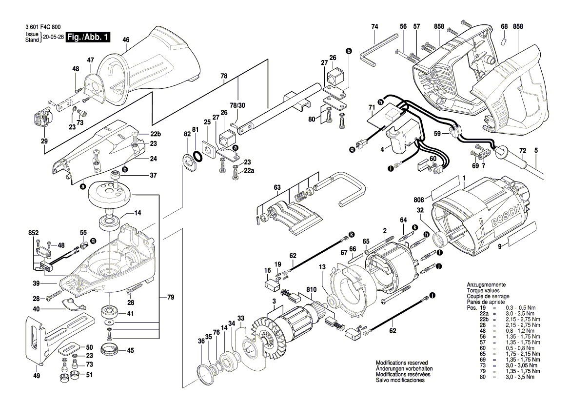 New Genuine Bosch 1619PA1480 Gear cover