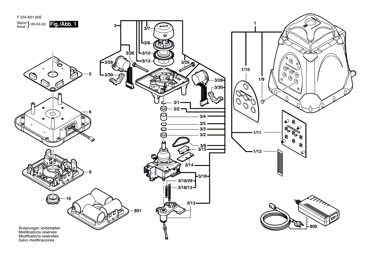 Ny ekte Bosch 2610A03592 Housing