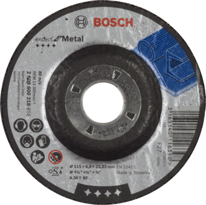 Новый подлинный BOSCH 2608600218 Эксперт по металлумеющему диску для небольшого угла