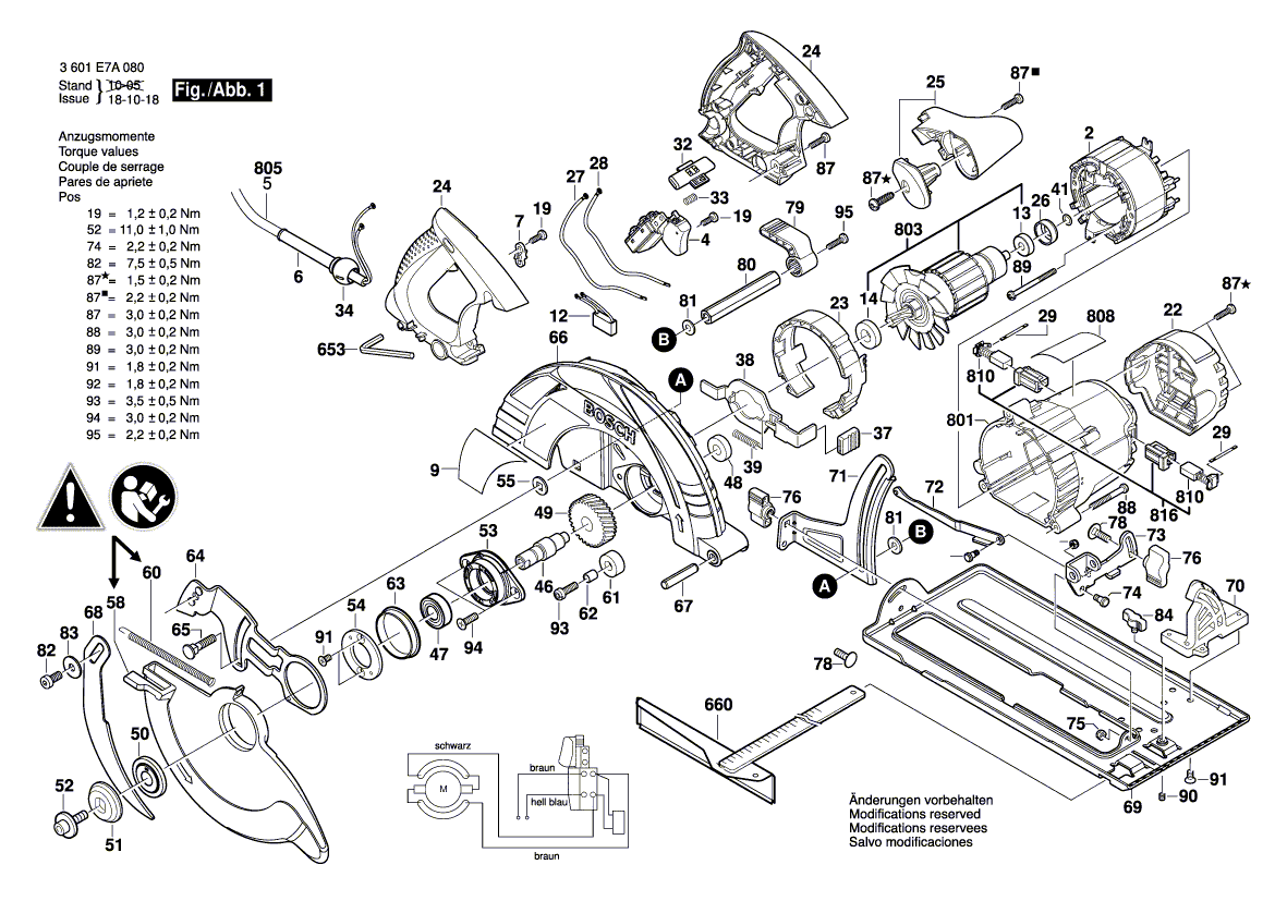 New Genuine Bosch 1619P02405 Depth-Gauge