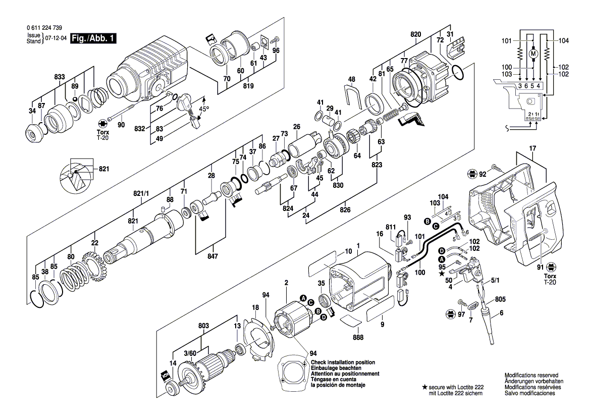 Новый подлинный Bosch 1617200062