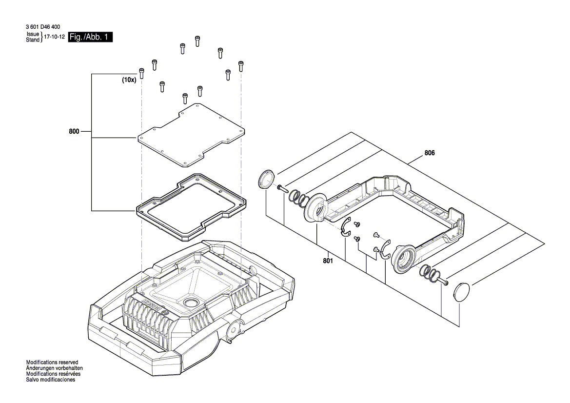 Neue originale Bosch 1607000C68 Schutzscheibe 