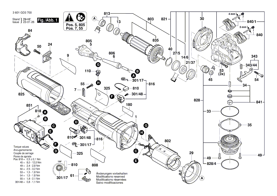 New Genuine Bosch 1607000EJ2 Armature assembly