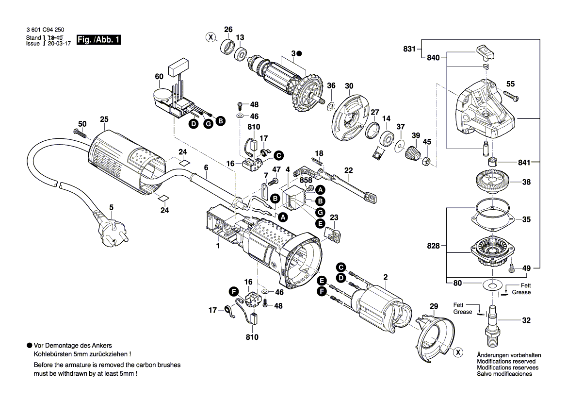 Nieuwe echte Bosch 16072335ae Speed ​​Governor