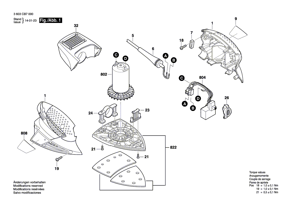 Новая подлинная табличка Bosch 160111A2WK