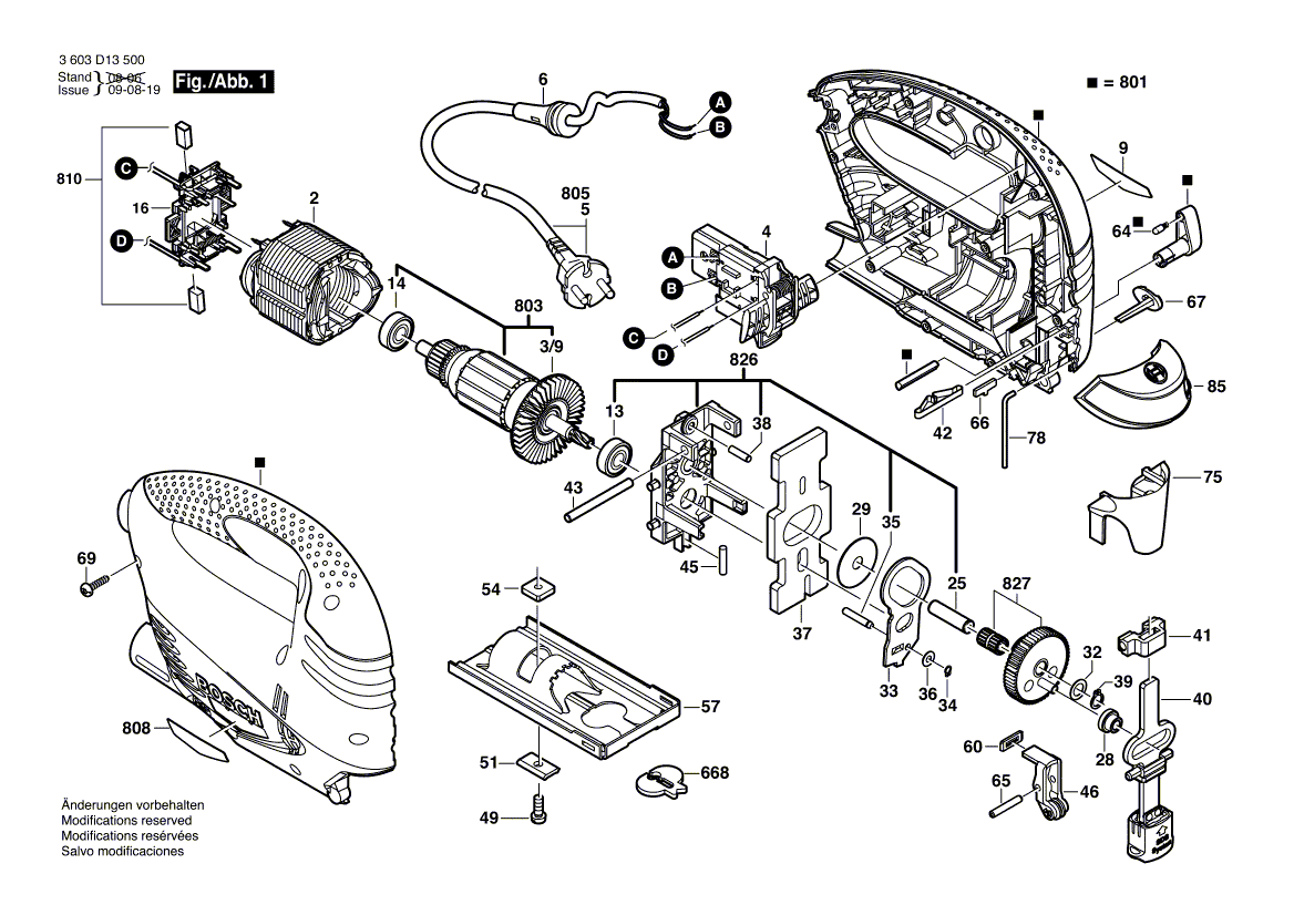 NEU EURNISCHE BOSCH 2609002379 Namenschild