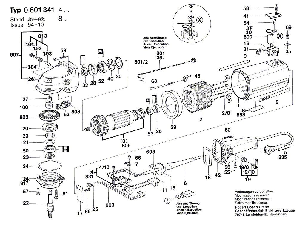 Nieuwe echte Bosch 1600210033 O-ring