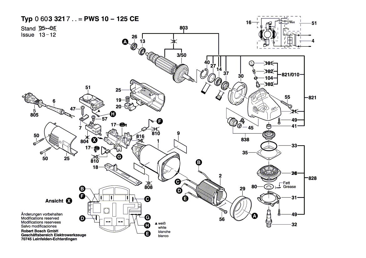 Nieuwe echte Bosch 1604010473 Armatuur met fan