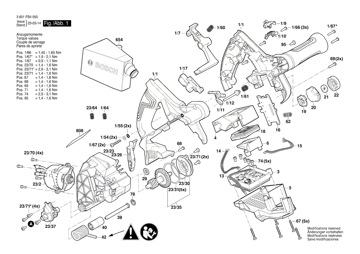 Nouvelle véritable plaque signalétique Bosch 160111A800