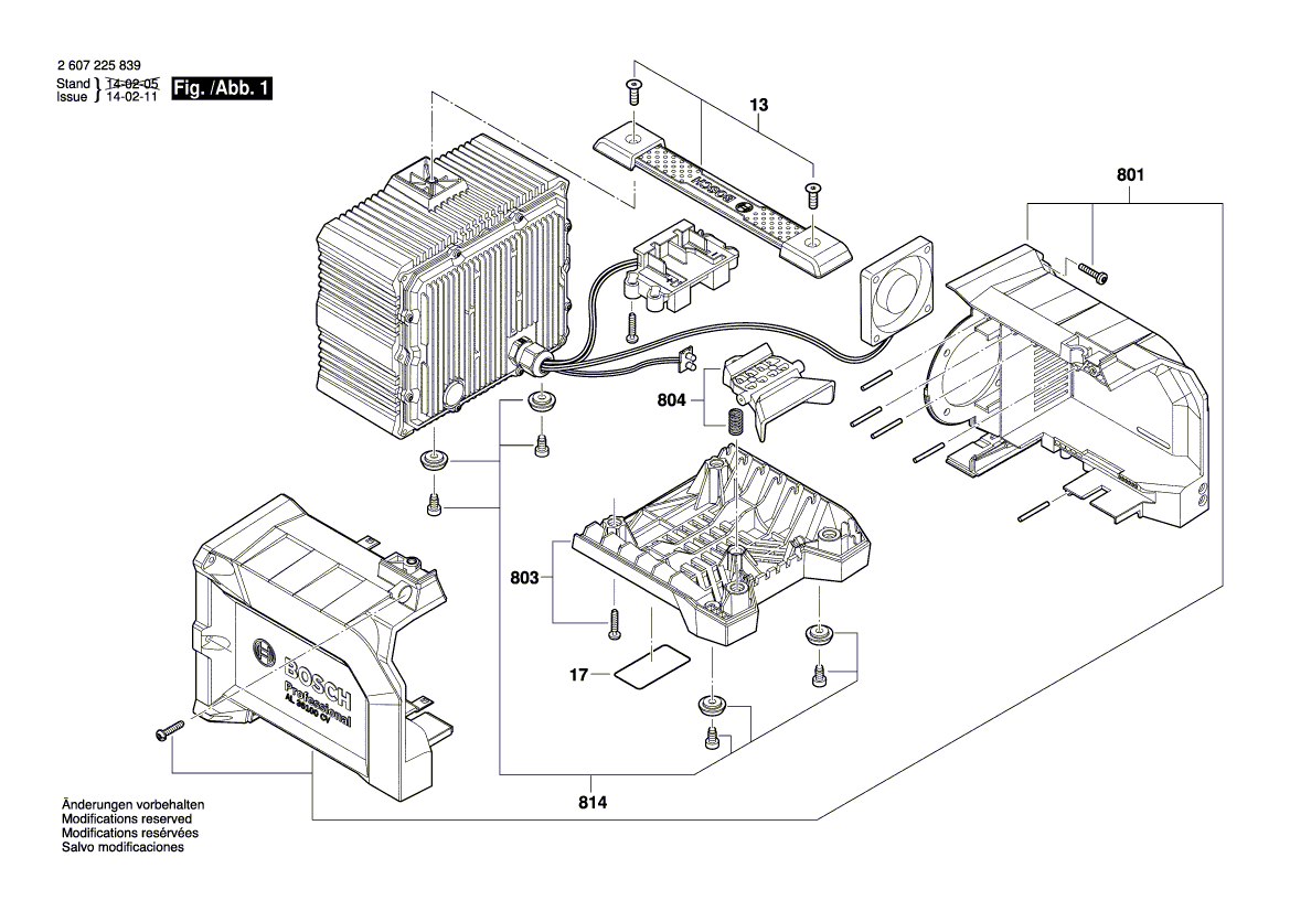 Nieuwe echte Bosch 160580656V Housing