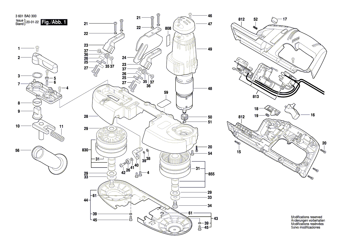 Neue echte Bosch 2610013555 Plain Waschmaschine