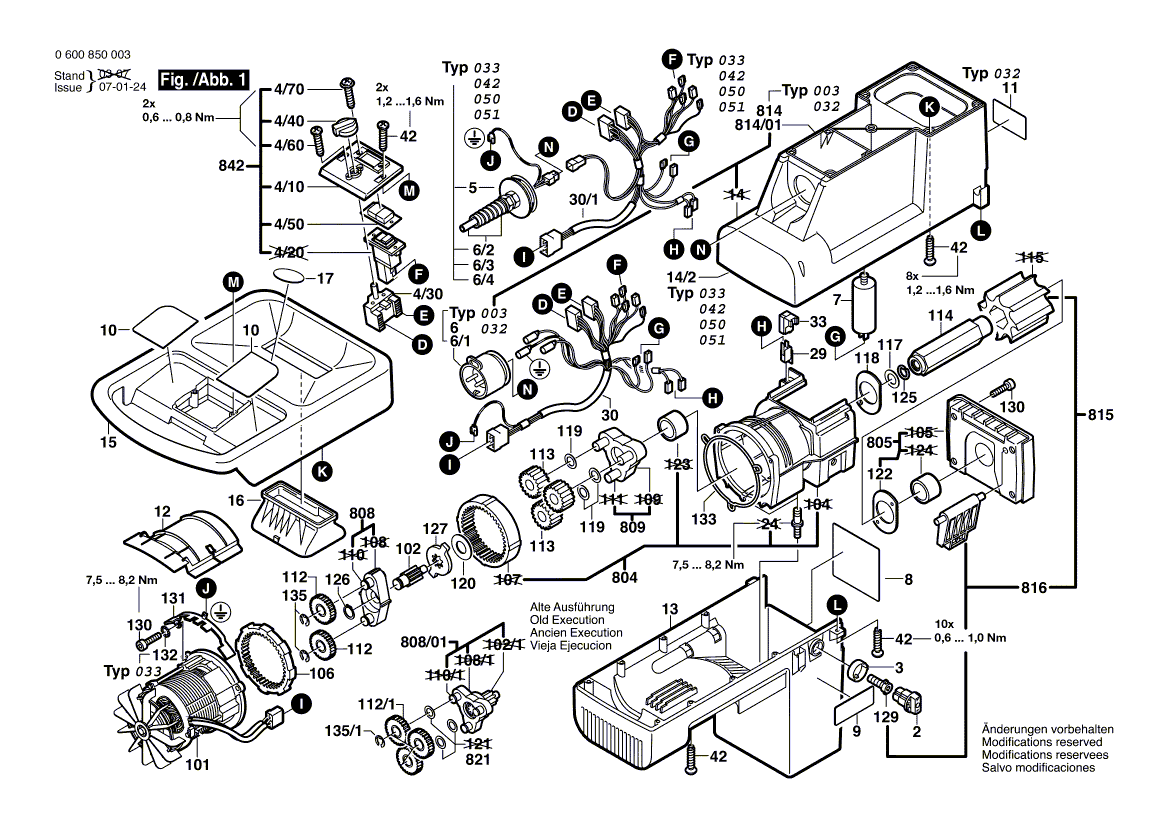 Nieuwe echte Bosch 1605190078 Bovenbehuizing