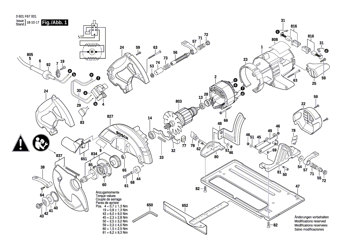 Neuer echter Bosch 2610933956 Griff