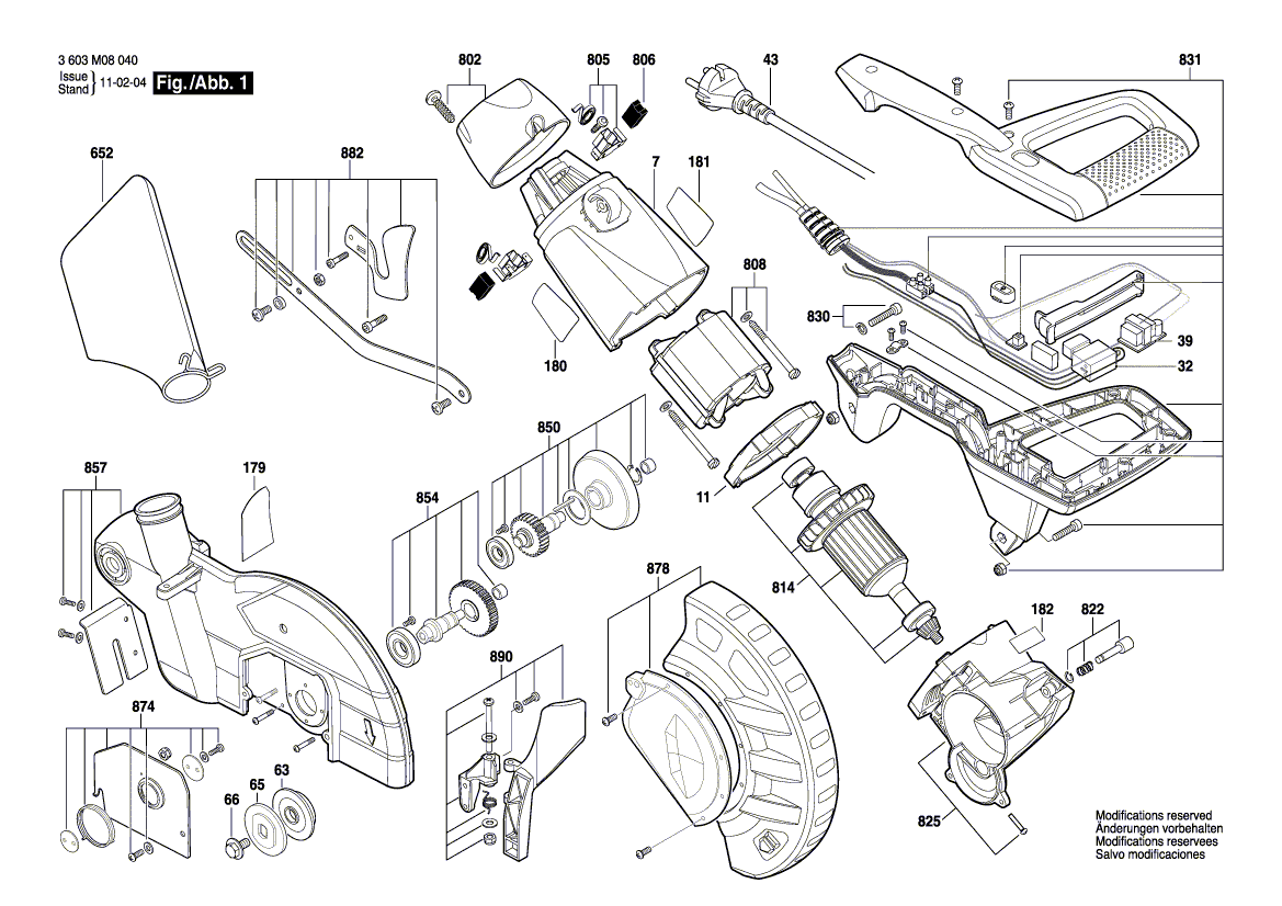 Nieuwe echte Bosch 1619PA1360 ARMATURE