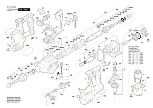 New Genuine Bosch 1619P13457 Toothed Shaft