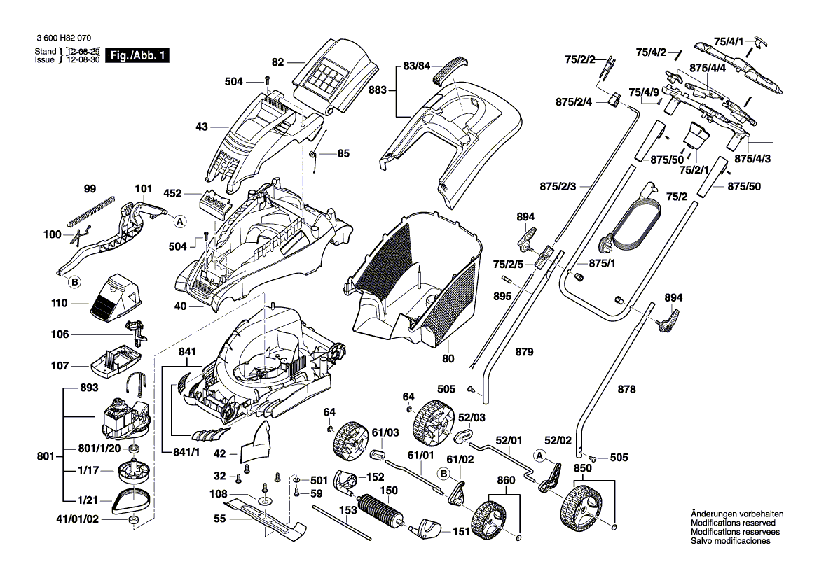 Ny ekte Bosch F016104159 boligsett