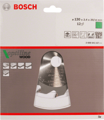 Nouveau véritable bosch 2608641167 lame de scie circulaire en bois optiline