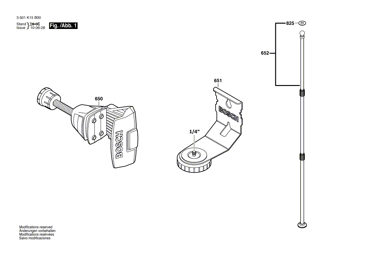 Новый подлинный Bosch 1619p044421 зажим