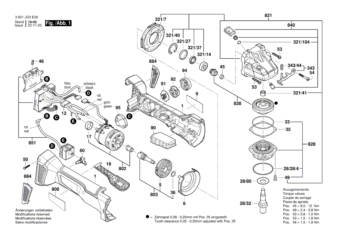 NOUVEAU BOSCH BOSCH 16051082EL