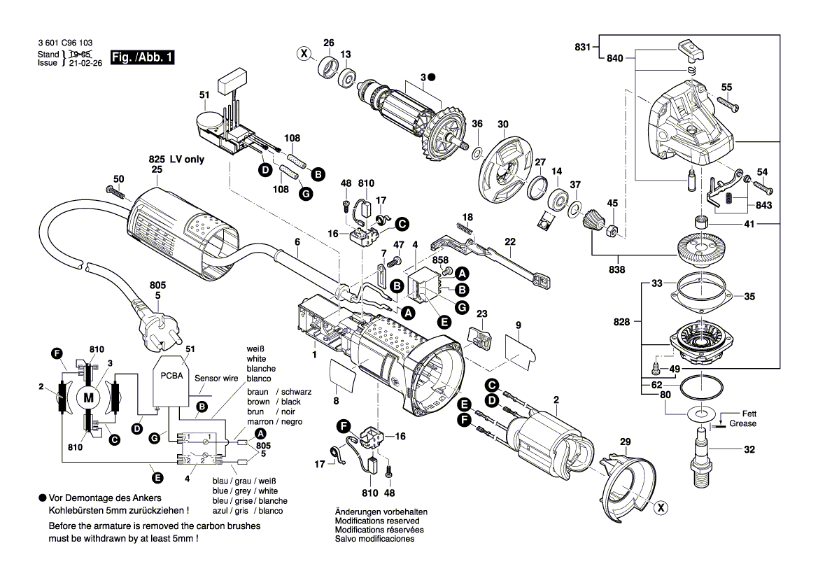 Neue echte Bosch 1619p15590 Wohnungsabdeckung