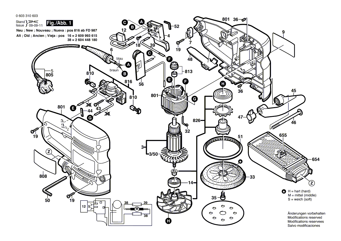 Новая подлинная Bosch 2605411129 Dust Camber