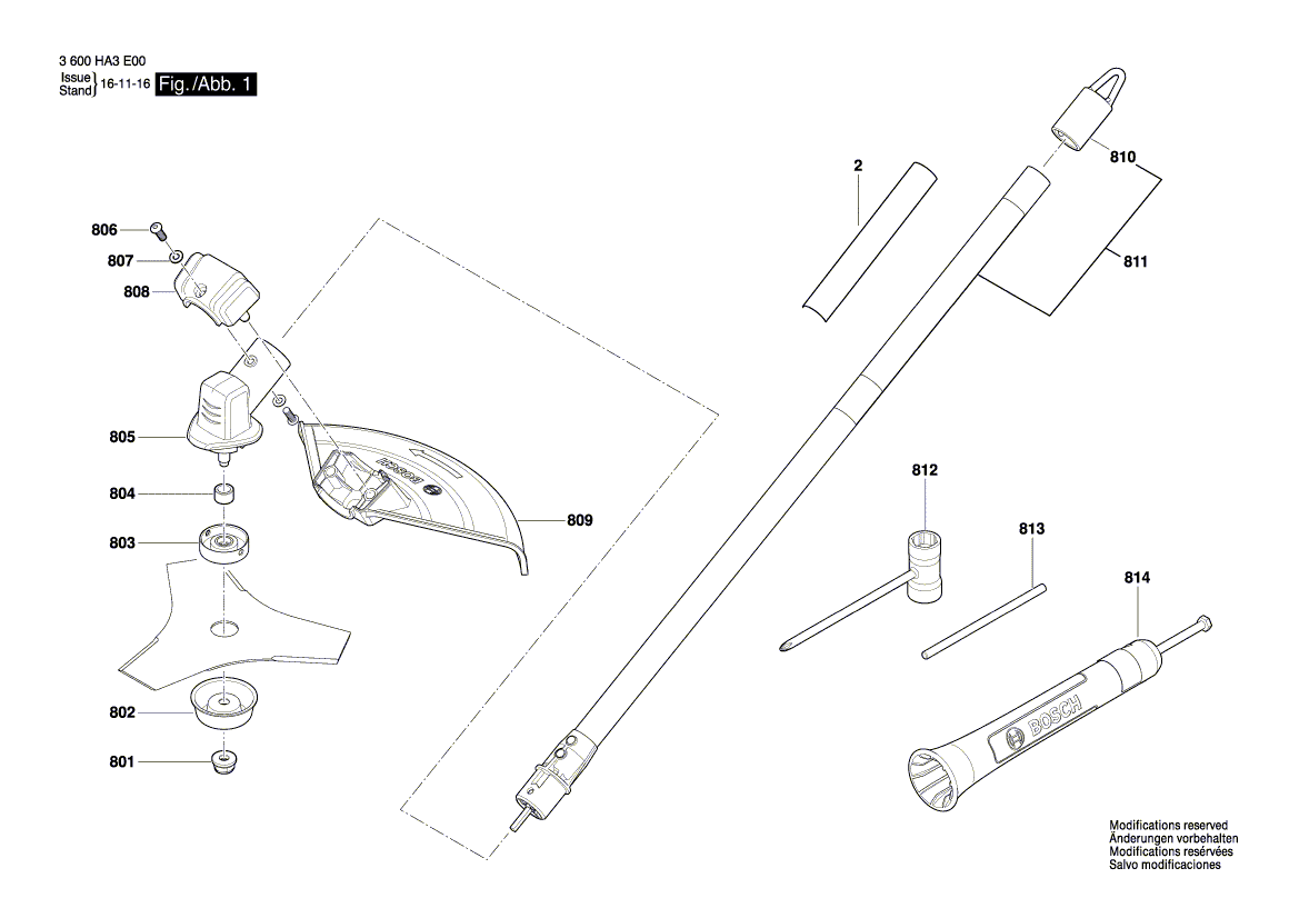 Neues echtes Bosch F016L73223 Warnlabel