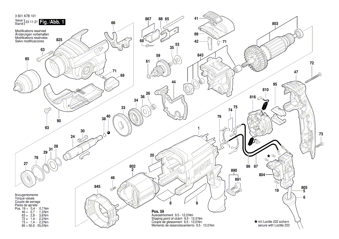 Nieuwe echte Bosch 160111a3zm -naamplaatje