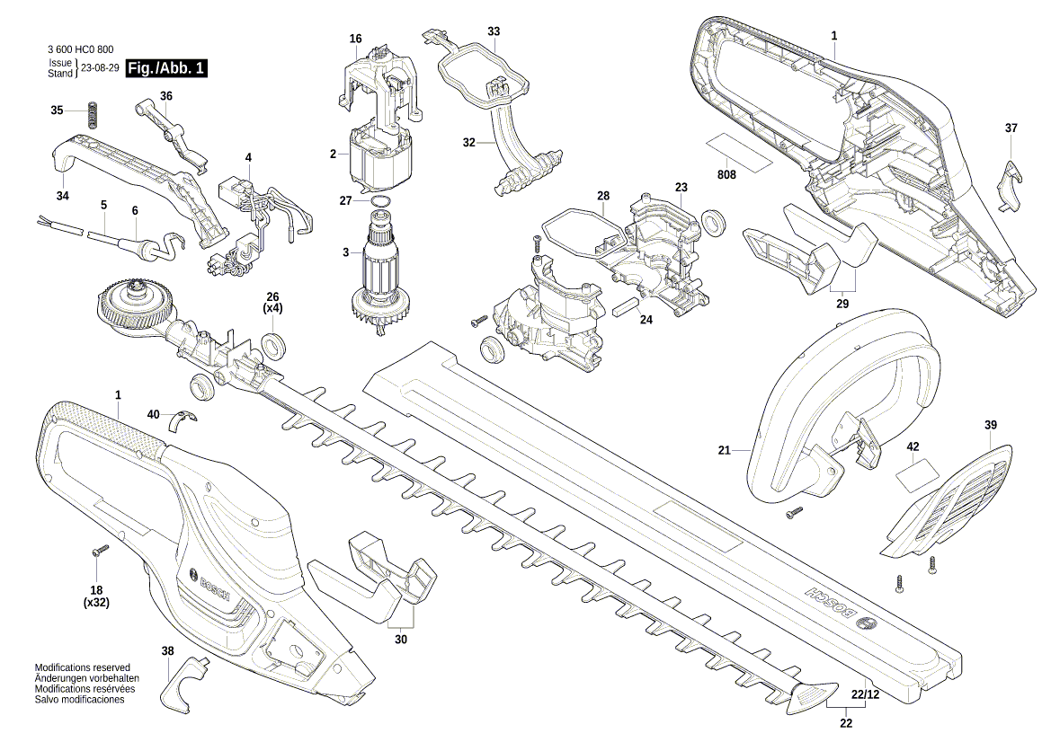 Nieuwe echte Bosch 160422056c kabelbedrading set