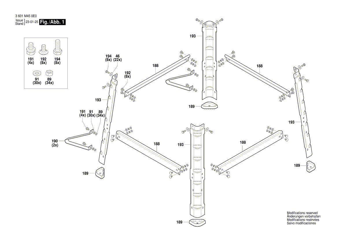 Новая подлинная табличка Bosch 160111A7Y6