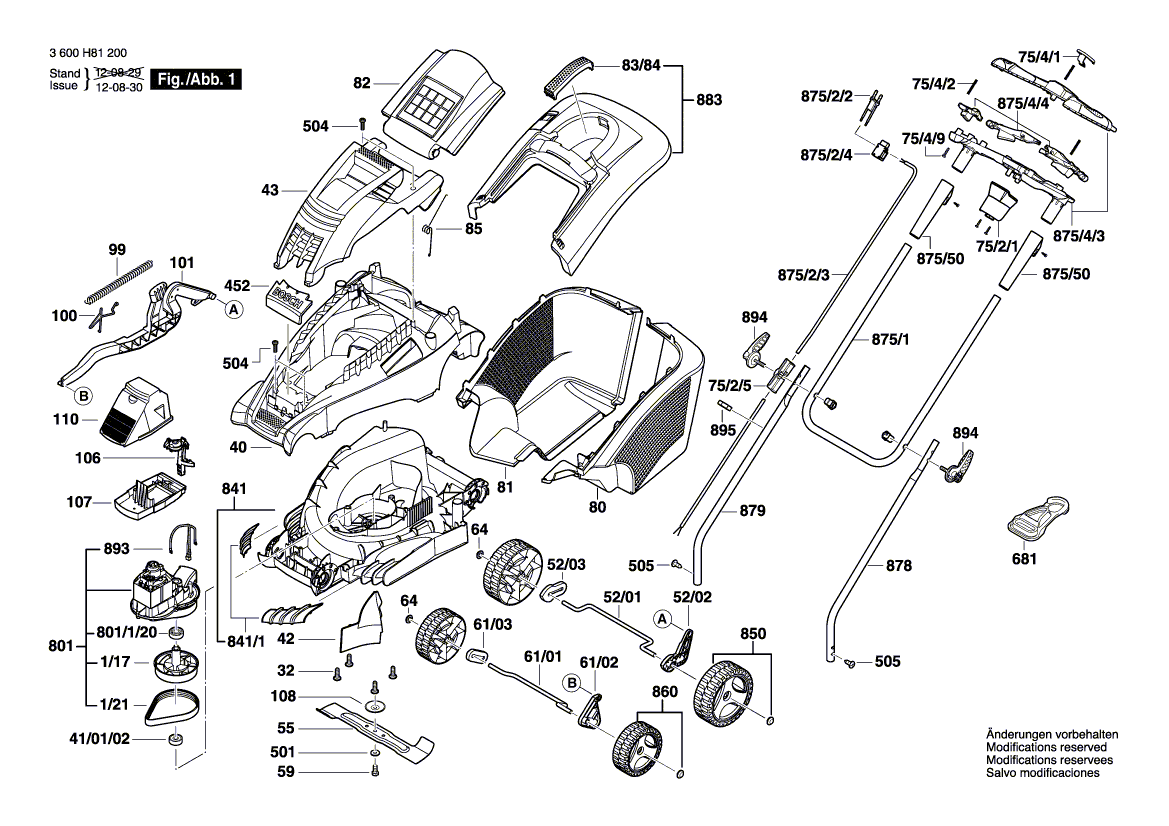 New Genuine Bosch F016103599 Housing