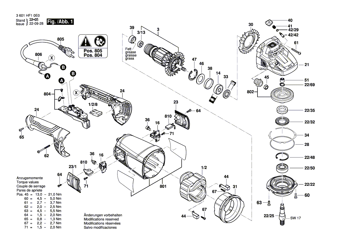 Новый подлинный шпиндель Bosch 160312305W